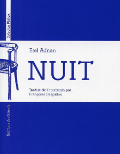 Nuit - Adnan Etel ; Despalles Françoise