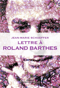 Lettre à Roland Barthes - Schaeffer Jean-Marie