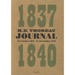 JOURNAL 1837-1840 - THOREAU HENRY D.