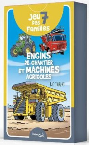 JEU DES 7 FAMILLES ENGINS DE CHANTIERS, MACHINES AGRICOLES - TURLAN LUC