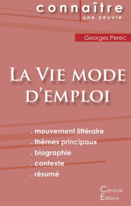 La vie mode d'emploi. Fiche de lecture - Perec Georges