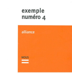 Exemple N°4 : Alliance - Aspe Bernard ; Atzei Patrizia ; Balaud Léna ; Casa