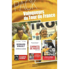 Vainqueurs du tour de France. Coffret en 3 volumes : Le temps des champions, mémoires ; Carnets de r - Hinault Bernard ; Thévenet Bernard ; Aimar Lucien