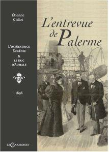 L'entrevue de Palerme - l'impératrice Eugénie & le duc d'Aumale - Chilot Etienne