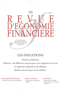 Revue d'économie financière N° 153, 1er trimestre 2024 : Les inflations - Jeffers Esther ; Forges Sylvain de