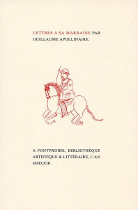 Lettres à sa marraine - Apollinaire Guillaume ; Blanc Jeanne-Yves ; Caizer