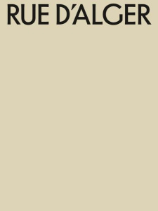 Rue d'Alger - Gallicchio Alessandro ; Sintès Pierre ; Mourlane S