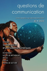 Questions de communication N° 43/2023 : Soutien social et pair-aidance numériques - Fleury Béatrice ; Walter Jacques