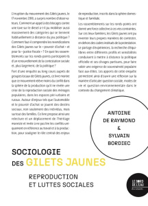 Sociologie des Gilets jaunes. Reproduction et luttes sociales - Bernard de Raymond Antoine ; Bordiec Sylvain