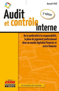 Audit et contrôle interne. De la conformité à la responsabilité, la place du jugement professionnel - Pigé Benoît