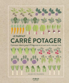 Le parfait carré potager. Comment obtenir jusqu'à 19 légumes en un seul carré, mois par mois - Richards Huw ; Favre Audrey ; Houiller Alix