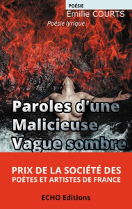 Paroles d'une malicieuse vague sombre - Courts Emilie