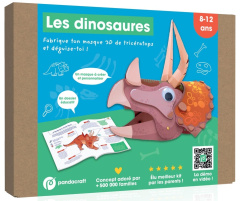 Les dinosaures. Fabrique ton masque 3D de tricératops et déguise-toi ! Avec Un masque à créer et per - Serre Marie ; Parot Sarah ; Jeanney Aurélien