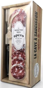 La cave à saucisson - Apéro & tapas. Coffret avec 1 planche de découpe intégrée, 1 couteau à sauciss - Berry Valérie ; Rooney Deirdre