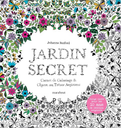 Jardin secret. Carnet de coloriage & chasse au trésor antistress - Basford Johanna ; Dinghem Audrey