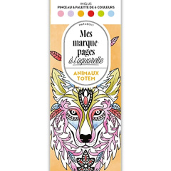 Animaux totem. Inclus : pinceau & palette de 6 couleurs - Blanchard Sonia