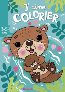 J'aime colorier loutre - Piette Nadine