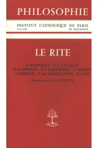 Le rite - Bousquet François ; Greisch Jean