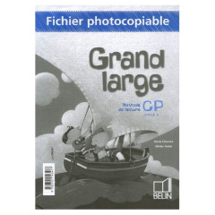 Méthode de lecture Grand large CP. Fichier photocopiable - Chauvet Denis ; Tertre Olivier