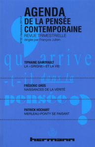 Agenda de la pensée contemporaine n°22 - Julien François