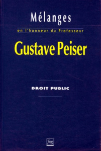 MELANGES DU PROFESSEUR GUSTAVE PEISER - FAC GRENOBLE