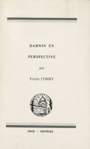 DARWIN EN PERSPECTIVE - CONRY