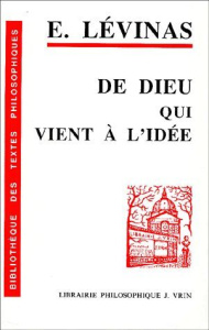 DE DIEU QUI VIENT A L'IDEE - LEVINAS
