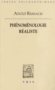PHENOMENOLOGIE REALISTE - REINACH