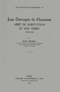 LES ORIGINES DU JANSENISME T II - ORCIBAL