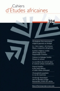 Cahiers d'études africaines N° 204/2011 - Amselle Jean-Loup