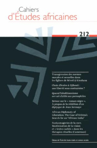 Cahiers d'études africaines N° 212/2013 : La migration prise aux mots - Amselle Jean-Loup
