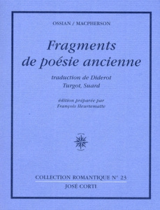 Fragments de poésie ancienne - Macpherson James