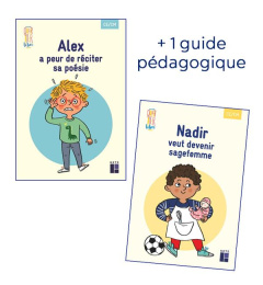 Français CE/CM Quartier libre. Pack en 2 volumes : Alex a peur de réciter sa poésie ; Nadir veut dev - Aznag Boualem ; Grulet Stéphane ; Tourat Marie