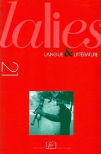Lalies N° 21/2001 : Le parler grec de Calabre - Lallot Jean