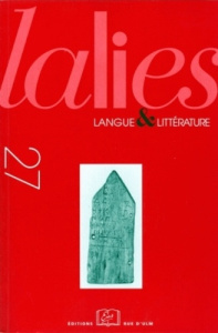 Lalies N° 27/2007 - Leroy Sarah