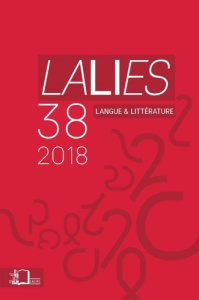 Lalies N°38 - Petit Daniel ; Fleck Frédérique