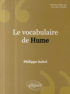 Le vocabulaire de Hume - Saltel Philippe