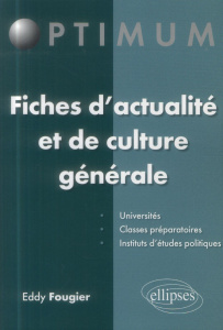 Fiches d'actualité et de culture générale - Fougier Eddy