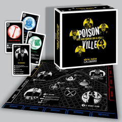 POISON VILLE - LE JEU DE LA SERIE NOIRE - QUEL GANG REGNERA SUR LA VILLE ? - BONNEFOY NICOLAS