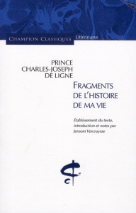 Fragments de l'histoire de ma vie - Ligne Charles-Joseph ; Vercruysse Jeroom