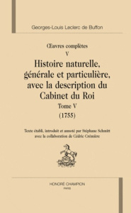 OEUVRES COMPLETES T5. HISTOIRE NATURELLE T5 (1755). - BUFFON GEORGES LOUIS