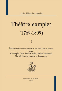THEATRE COMPLET (1769-1809). 4 VOL. - MERCIER LOUIS-SEBAST