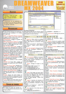 Dreamweaver MX 2004 - Lentzner Rémy