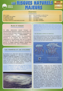 Les Risques Naturels Majeurs - Demounem Régis