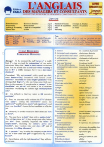 L'anglais des managers et consultants. Marketing, ressources humaines, comptabilité, finance - Heise April-Lily