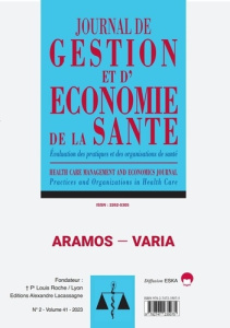 Evaluation des Pratiques et des Organisations de Santé. Journal de gestion et d'économie de la santé - Wittwer Jérôme ; Minvielle Etienne ; Domin Jean-Pa