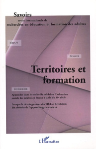 Savoirs N° 9, 2005 : Territoires et formation - Casella Philippe ; Santelmann Paul ; Laot François