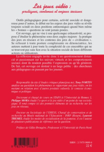 Les jeux vidéo : pratiques, contenus et enjeux sociaux - Fortin Tony ; Mora Philippe ; Trémel Laurent ; Bro