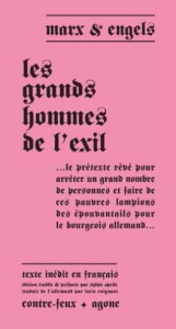 Les grands hommes de l'exil - Engels Friedrich ; Marx Karl ; Dronke Ernst ; Roig