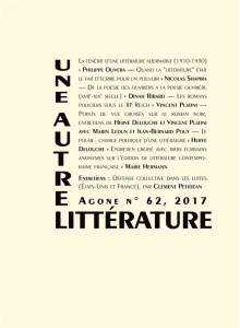 Agone N° 63-64, 2019 : Autre(s) littérature(s) - Olivera Philippe ; Platini Vincent